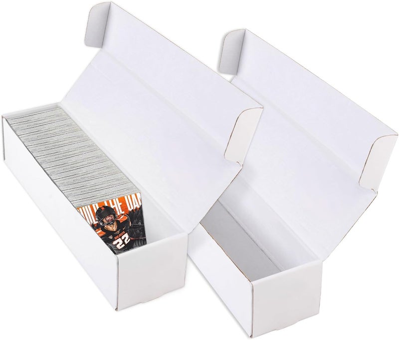HANWRAPS Card Storage Box,2-Pack • 1000 Count Card Box,Trading card storage box for TCG/Mtg/Sports Card Storage and Collection,14.4 INCH Horizontal - Image 1